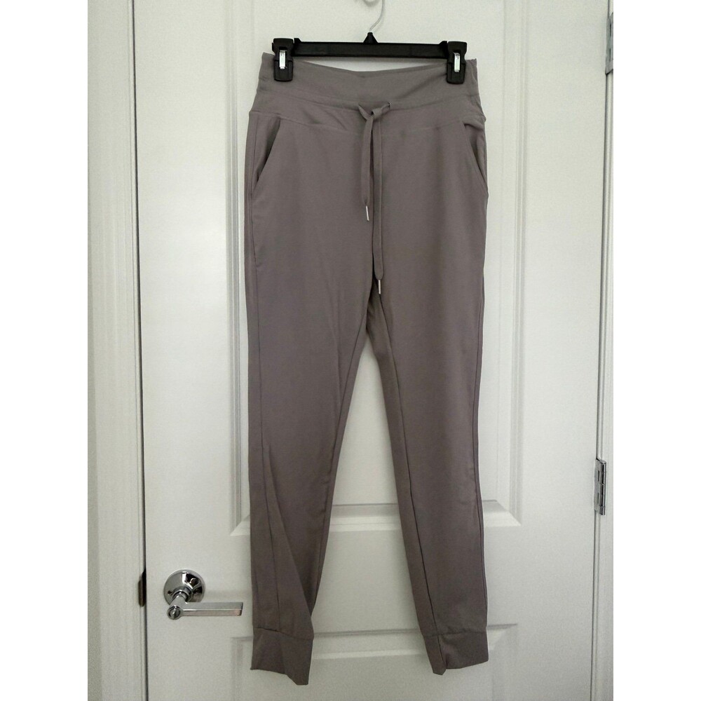 Halara High Waisted Drawstring Side Pocket Gray Casual Joggers Size Medium